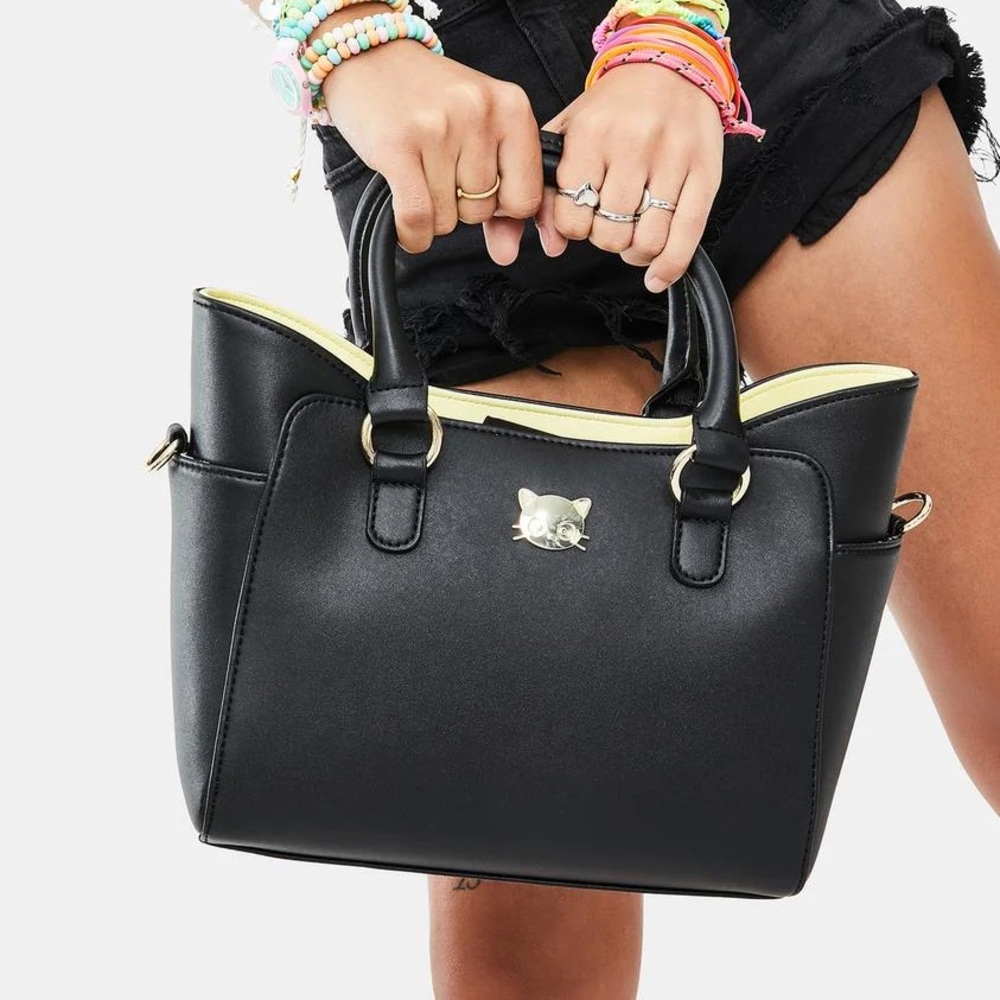 Loungefly CHOCOCAT GOLD EMBLEM CROSSBODY BAG new with tags